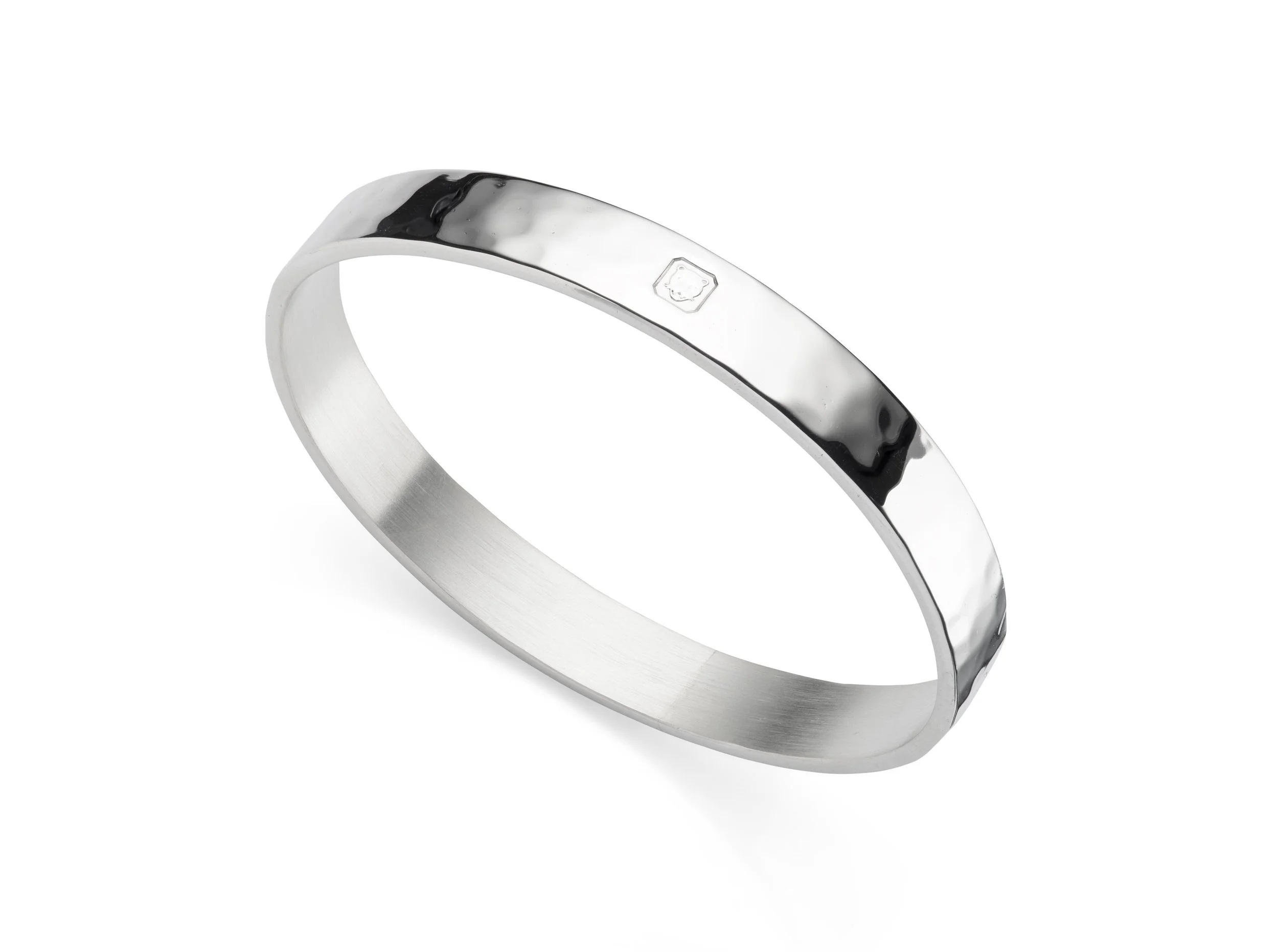 Vintage silver bangle by John Richard Fox, hallmarked London, 1998